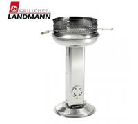 Landmann Stainless Steel Column Grill Charcoal Stand Garden Barbecue