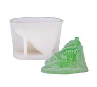 Landmark Building Shape Ice Mold Ice Tray Food Grade Silicone Maker Mold for Whiskeys Drinkers and Bartenders for Whiskeys Cocktails Maker Small Trays Freezers
