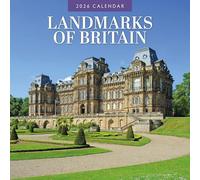 Landmarks of Britain - 2026 Square Wall Calendar - by Red Robin Publishing
