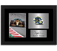 Lando Norris 2022 Helmet Car Signed Photo Display Mount A4 Framed #2