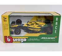 Lando Norris #4 McLaren MCL38 2024 Monaco GP Senna Livery 1:43 Bburago 38214NM
