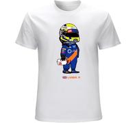 Lando Norris and The Milk Men's T-Shirt White Unisex Mens Tees