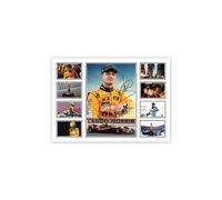 Lando Norris F1 2025 Poster - McLaren Formula One Wall Art, Car Racing Driver Signed Print, Motorsport Collectibles, British Grand Prix Memorabilia, Formula One Collage (A3 Unframed)