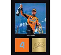 Lando Norris Gift Signed A4 Print Display Unframed Norris Gifts For Boys Digitally Reproduced Signature Formula 1 Gifts F1 Gifts