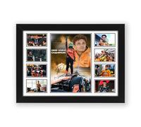Lando Norris Signed Poster Print - Limited Edition Autograph Fan Gift - Formula 1 Collectible Memorabilia Wall Art Merchandise - F1 Racing 2025 World Champion Driver (A4 Framed)