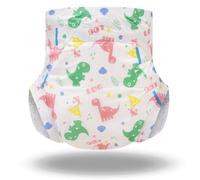 Landofgenie Adult Dino Printed Diaper 10 Pieces Disposable Adult Diapers for Incontinence with Overnight Absorbency, Unisex, Size L, (36-46 inch)