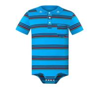 Landofgenie Adult Man One Piece Onesie Pyjama Onesie Bodysuit Cotton Shorts Shirt Polo Button Down Onesie, Blue, L