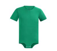 Landofgenie Men's Onesie Short Sleeve Romper Crotch Snap Shirt Solid Bodysuit One Piece Pajamas Undershirt Green 3XL