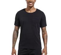 Landofgenie Unisex Post Shoulder Surgery Shirt Tear Away Snap Adaptive Clothes Button Down Recovery T-Shirts for Men, Black, Medium