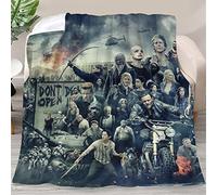 Landosps Best The Apocalyptic Walking Horror Drama Dead Throw Blanket, Flannel Plush Halloween Blankets and Throws for All Seasons, Sauna Air Condition Blanket 50"*60"（130 * 150cm）
