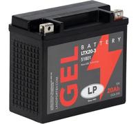 Landport Gel Starter Battery 12 volt, 20 Ah/10hr, 310 CCA With Gel Technology-Ideal For Motorcycles & Powersport Vehicles Fits Harley-Davidson 883 Sportster Hugger (XLH) 1987-2003 MG LTX20-3
