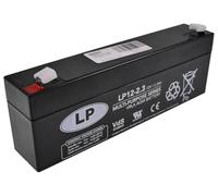 Landport LP12-2.3 VRLA, Standby Battery 12Volt, 2.3Ah / 20hr with AGM technology- Suitable for Multipurpose Applications, Reliable & Maintenance-Free NSA LP12-2,3 T1- VDS Compliant