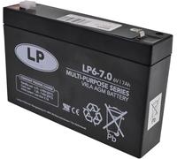 Landport LP6-7 VRLA, Standby Battery 6Volt, 7Ah with AGM technology- Suitable for multipurpose applications, Reliable & Maintenance-Free NSA LP6-7.0 T1
