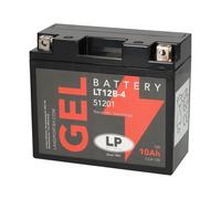 Landport LT12B-4 replaces YT12B-BS Sealed Gel Motorcycle Battery YT12B