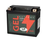 Landport LTX20-4 replaces YTX20-BS Sealed Gel Motorcycle Battery YTX20