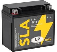 Landport SLA Ready To Use Starter Battery 12 Volt, 10 Ah/10hr, 180 CCA, AGM Technology-Ideal For Motorcycles & Powersport Vehicles Fits Piaggio Super Hexagon 180 GTX (M06) 2000-2001 MS LTX12-4