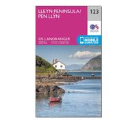Landranger 123 Lleyn Peninsula Map With Digital Version - Pink, Pink One Size