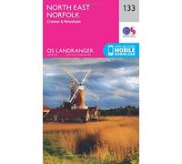 Landranger 133 North East Norfolk, Cromer & Wroxham Map With Digital Version - Pink, Pink One Size