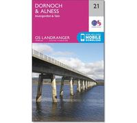 Landranger 21 Map of Dornoch & Alness - Ordnance Survey Assorted One Size
