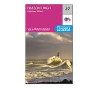 Landranger 30 Fraserburgh, Peterhead & Ellon Map With Digital Version, Pink One Size