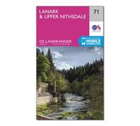 Landranger 71 Lanark & Upper Nithsdale Map With Digital Version - Pink, Pink One Size