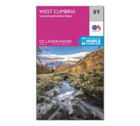 Landranger 89 West Cumbria, Cockermouth & Wast Water Map With Digital Version - Pink, Pink One Size