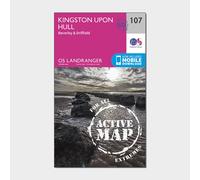 Kingston Upon Hull, Beverley & Driffield: (OS Landranger Active Map 107 February 2016 ed)
