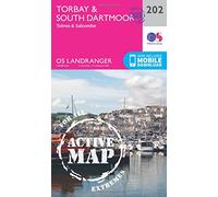 Landranger Active (202) Torbay & South Dartmoor, Totnes & Salcombe (OS Landranger Active Map)