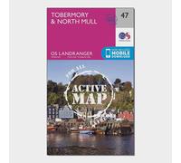 Landranger Active 47 Tobermory & North Mull Map With Digital Version, Pink One Size