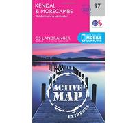 Landranger Active (97) Kendal, Morecambe, Windermere & Lancaster (OS Landranger Active Map)