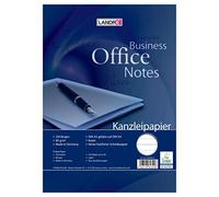 Landre 100050618 Foolscap Paper, DIN A3 Folded to A4, Lined, 80 g/m² Fine, 250 Sheets per Pack Official Paper "Office", DIN A3 Folded to A4, Lined