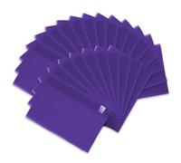 Landre 100420091 Protective Notebook Cover for DIN A5 Flexible Clean. Pack of 25 Transparent Book Cover for DIN A5 Violet-Transparent