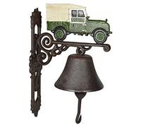 Landrover Defender Bell Cast Iron Sign Plaque Door Wall Fence Gate Post House
