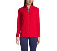 Lands' End Anyweather Fleece Full Zip Jacket, Rich Red, XS
