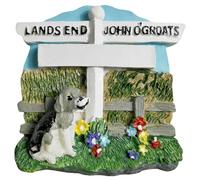 Lands End John O'Groats UK Travel Souvenir 3D Refrigerator Magnet Fridge Decoration Magnet