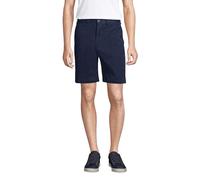 Lands' End Men Stretch Chino Shorts 36 Blue - Radiant Navy