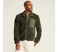 Lands' End Men's Active Cloud Fleece Jacket in Dark Green | Size: XL lands end Dark Green XL