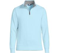 Lands' End Men's Bedford Half Zip Jumper in Baby Blue | Size: XL lands end Baby Blue XL