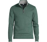 Lands' End Men's Bedford Half Zip Jumper in Green | Size: Medium lands end Green M
