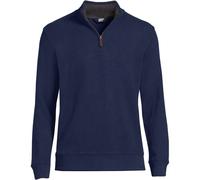 Lands' End Men's Bedford Half Zip Jumper Blue L