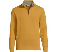 Lands' End Men's Bedford Quarter Zip Jumper in Gold | Size: Small lands end Gold S