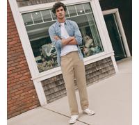 Lands' End Men's Classic Fit Fatigue Trousers in Tan | Size: 34L lands end Tan 34L