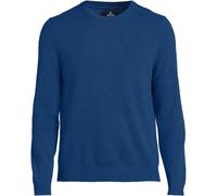 Lands' End Men's Crew Neck Cashmere Jumper in Dark Blue | Size: Small lands end Dark Blue S