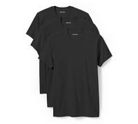 Lands' End Men's Crew Neck T-Shirt - 3-Pack Black XL