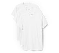 Lands' End Men's Crew Neck T-Shirt - 3-Pack White L