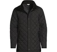 Lands' End Men's Diamond Quilted Cord Trimmed FeatherFree Jacket in Black | Size: Large lands end Black L