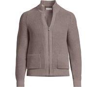 Lands' End Men's Drifter Zip-Front Cardigan in Light Brown | Size: 2XL lands end Light Brown 2XL