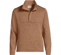 Lands' End Men's Fleece Pullover With Snap Neck in Camel | Size: Large lands end Camel L