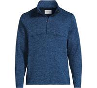 Lands' End Men's Fleece Pullover With Snap Neck in Navy | Size: 2XL lands end Navy 2XL