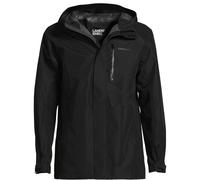 Lands' End Men's Packable Waterproof Rain Jacket in Black | Size: XL lands end Black XL